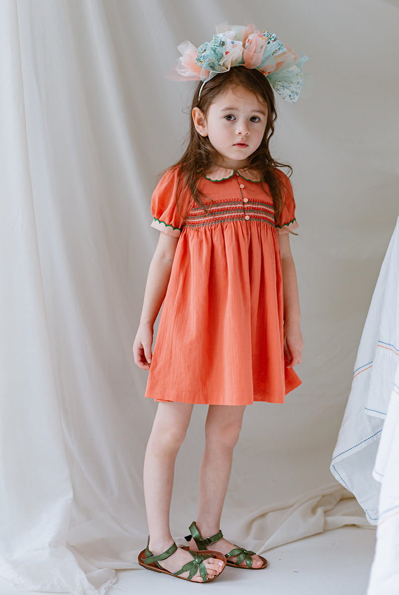 St Ives Dress, Butter Orange – Happyology