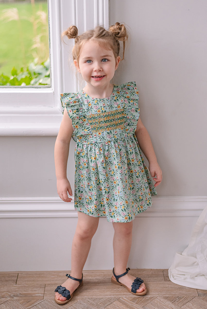 Laurel Smocked Dress, Lucy's Gardenhouse – view 5