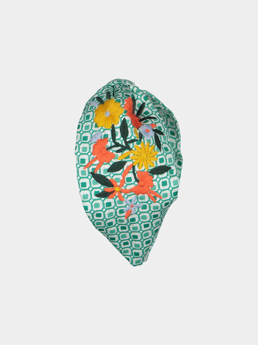 Artisan Embroidery Headband Check