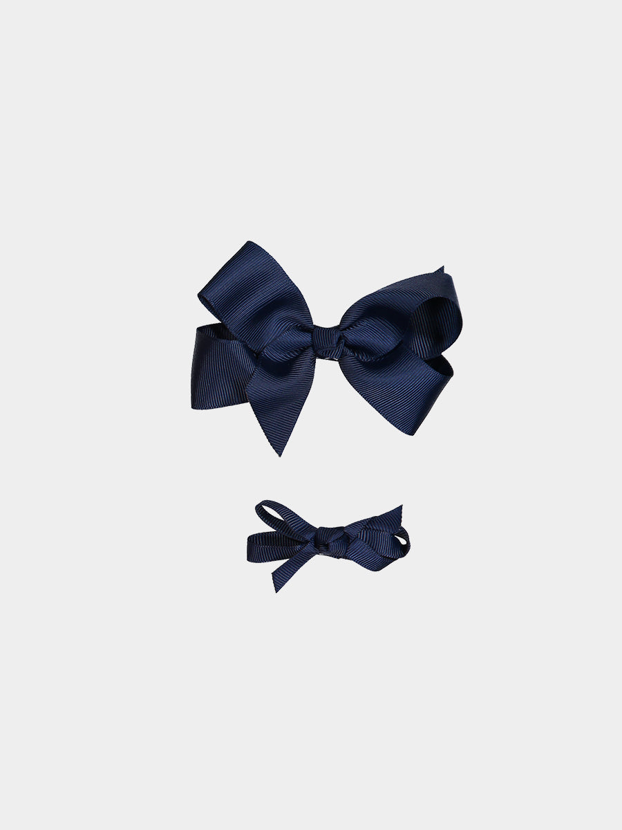 Ribbon Hair Bow Clip Set