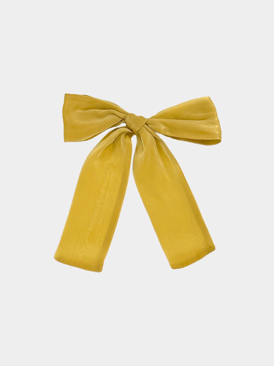 Iris Velvet Bow Clip