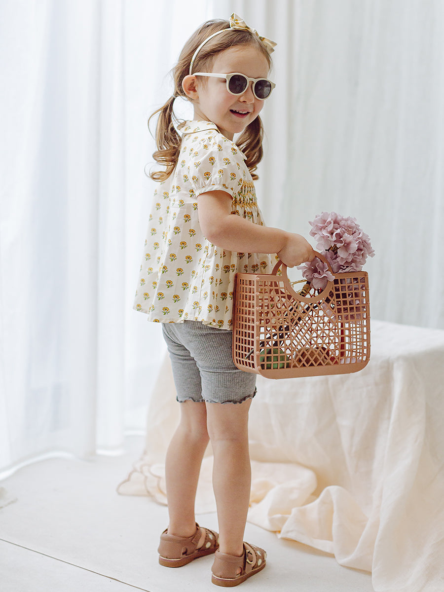 Madrid Smocking Blouse Sunflower Stencil