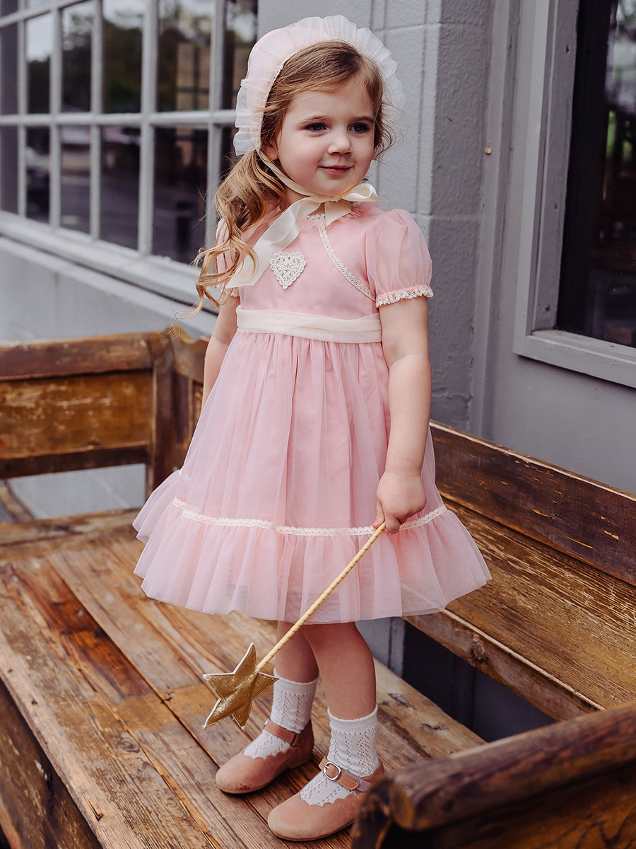 Solihull Tulle Dress Pear