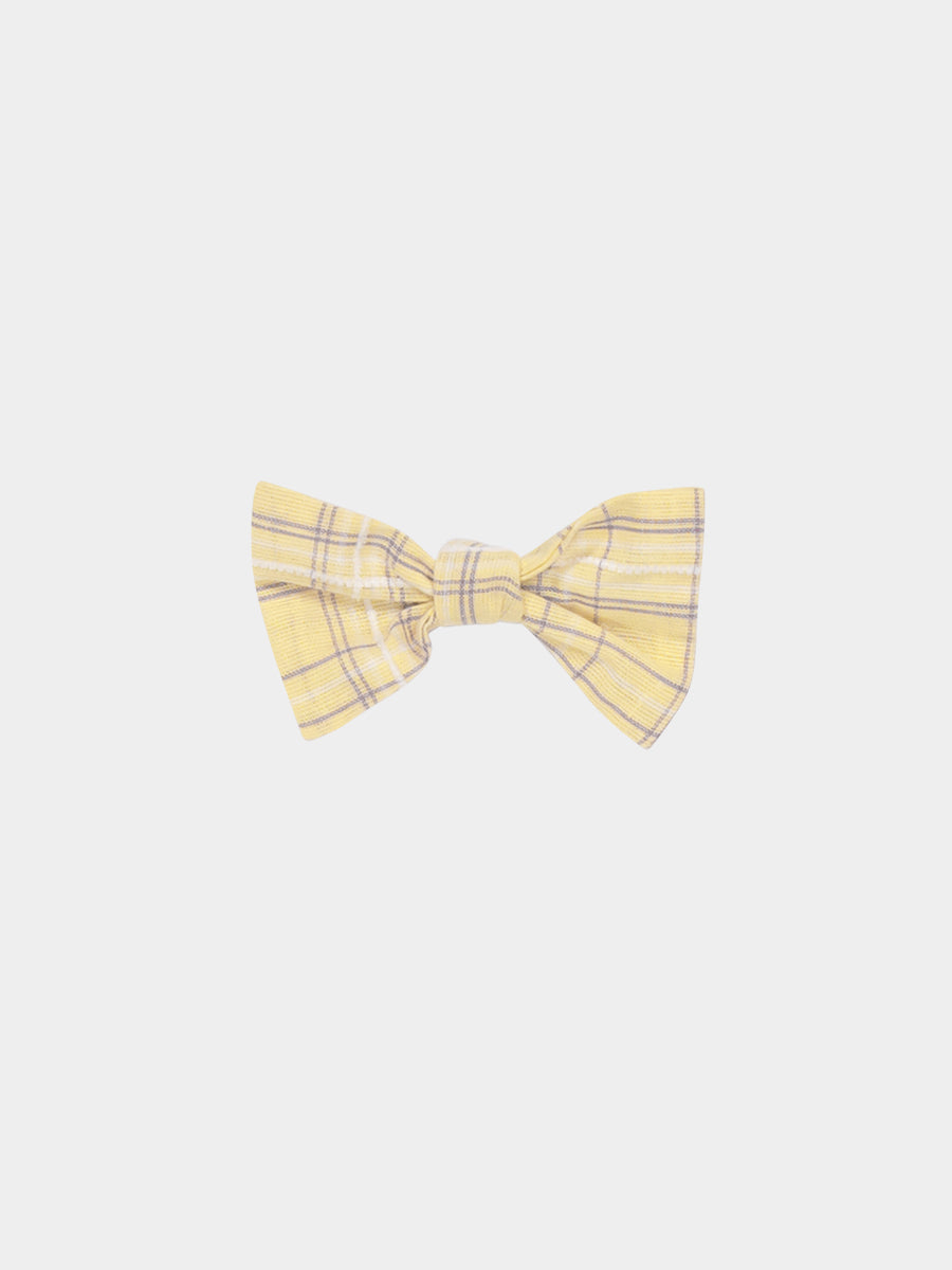 Lucerne Bow Hair Clip Plaid