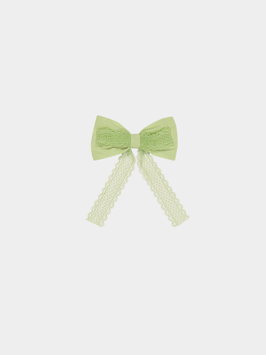 Budapest Bow Hair Clip Apple