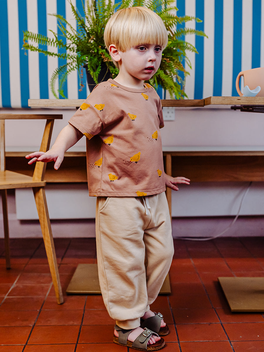 Rotherham Organic Cotton Jersey T Shirt Happy Chicklings