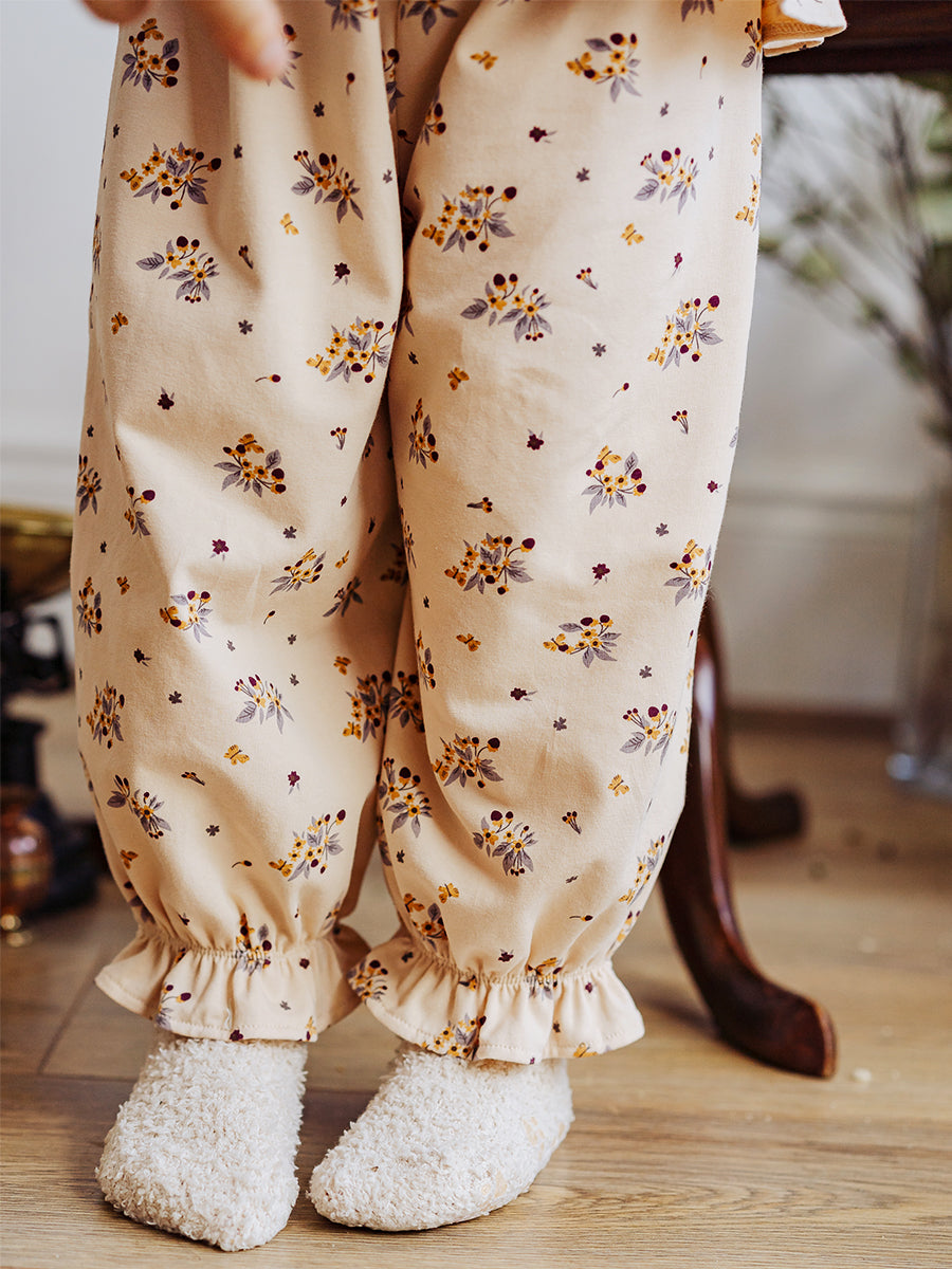 Canna Organic Cotton Jersey Trousers Strawberry Field