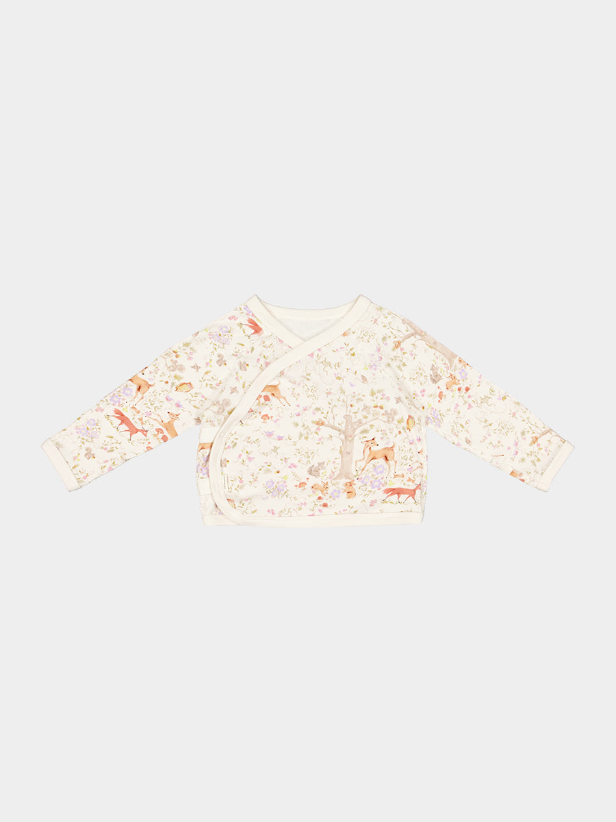 Oleander Ribbed Modal Cotton Jersey Jacket Happy Forest