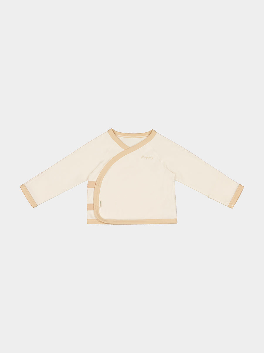 Oleander Ribbed Modal-Cotton Jersey Jacket, Almond White