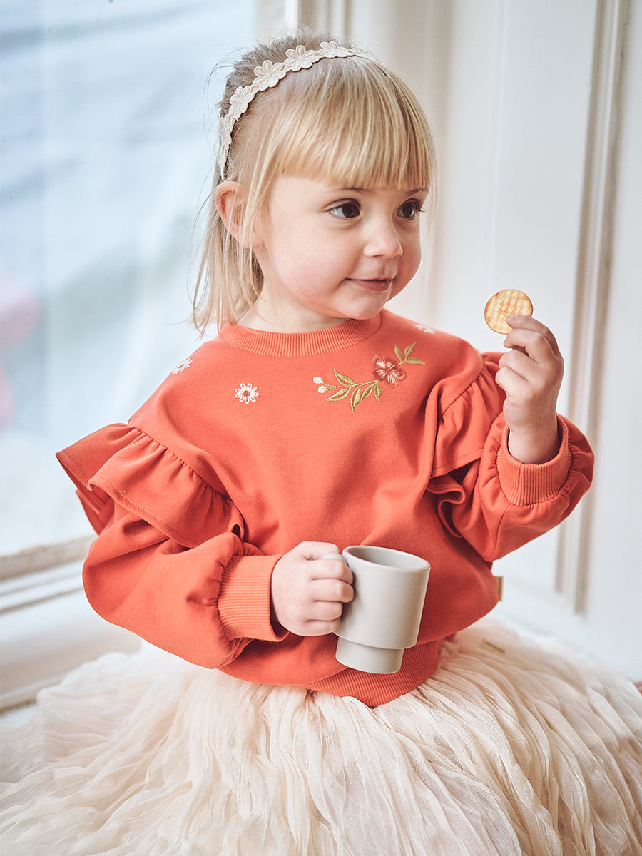 Lizzy Embroidered Sweatshirt Royal