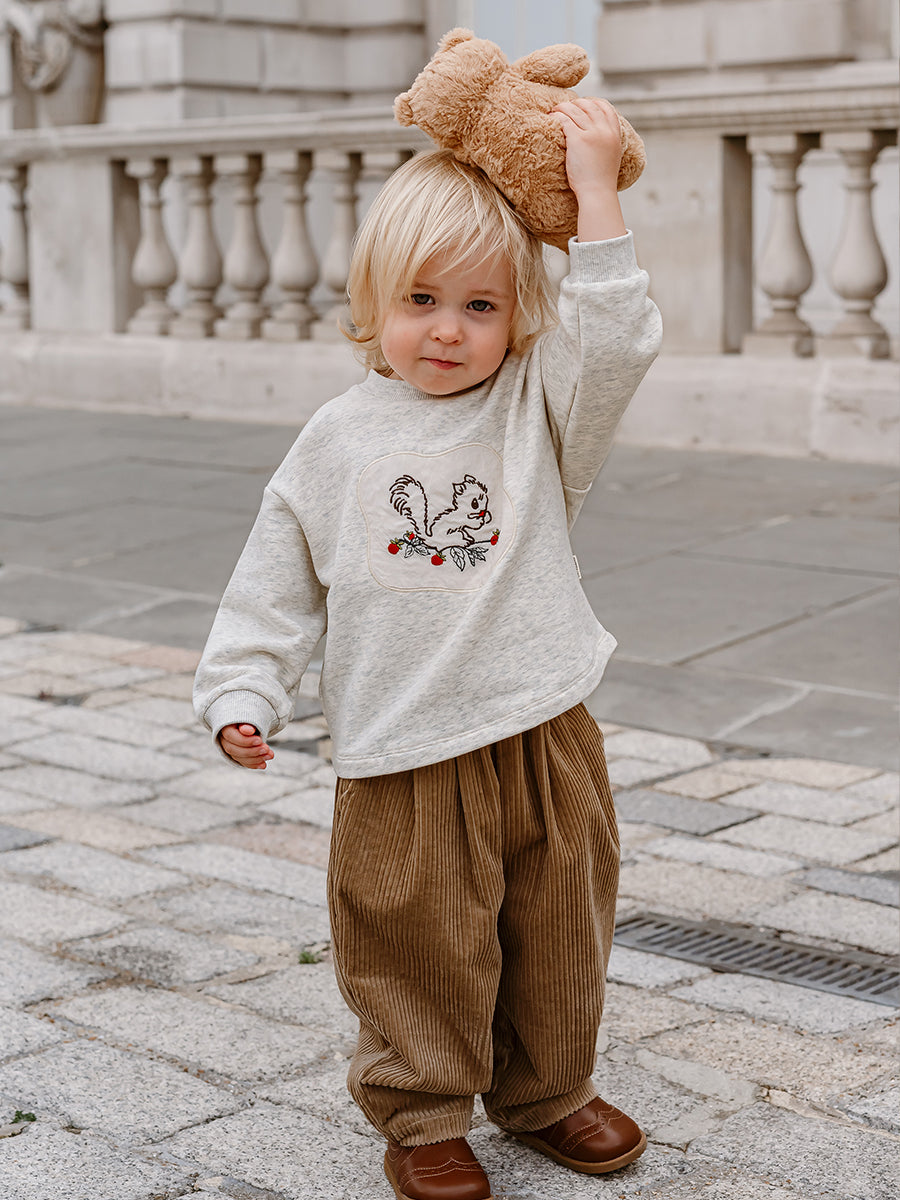 Devin Top, Rice Grey – HAPPYOLOGY