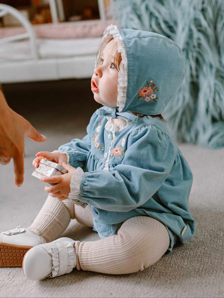 Chelsea Romper Blue