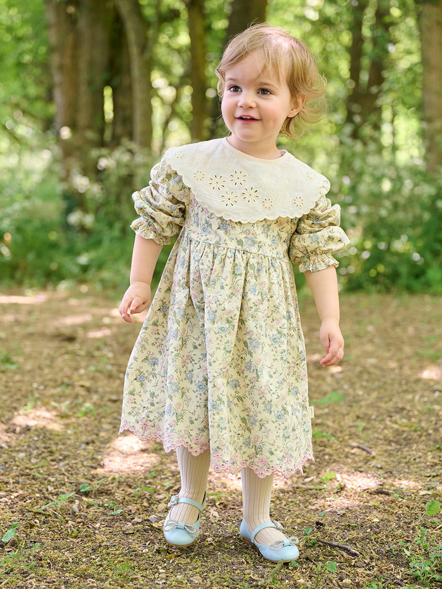 Worcester Floral Dress Cornwall Meadow Rice
