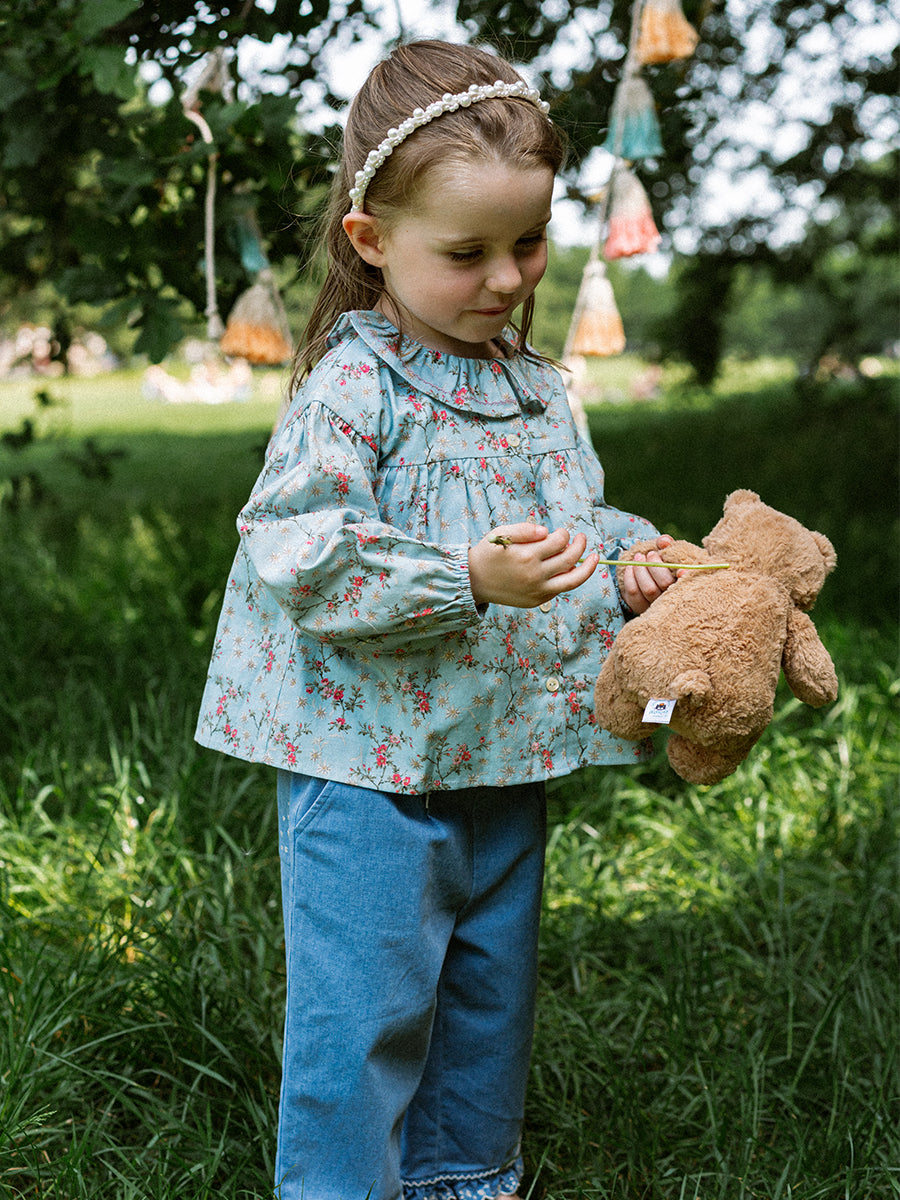 Gloucester Smocked Top, Cherry Blossom | HAPPYOLOGY