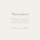 What is inside the three piece Lucky Bag - one statement piece, two everyday pieces, worth 120 pounds or more