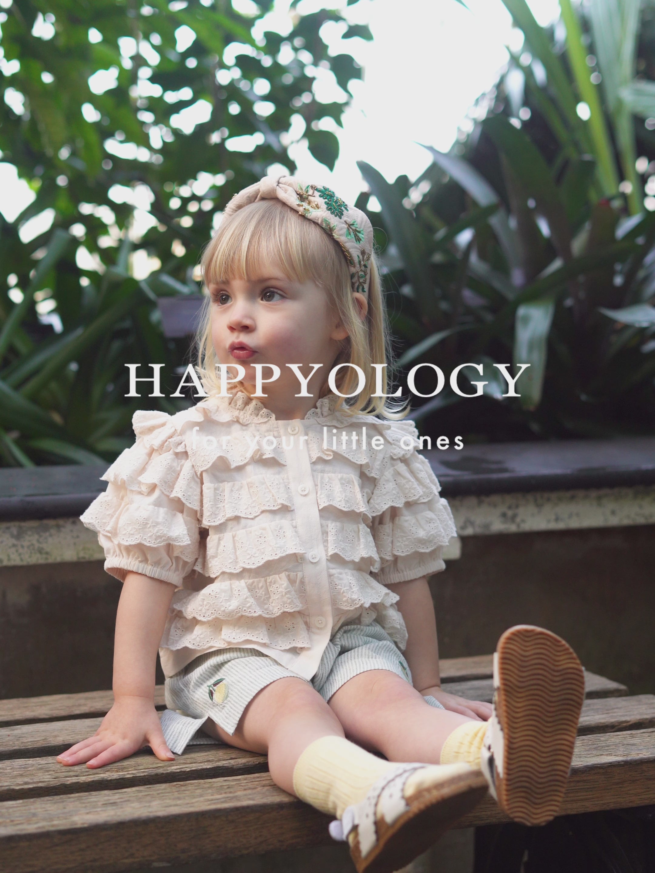 Tilak Frill Top, Milk White – HAPPYOLOGY